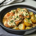 Slow Cooker Parmesan Garlic Chicken and Potatoes