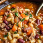 Slow Cooker Pasta e Fagioli