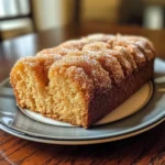 Spiced Apple Cider Donut Loaf