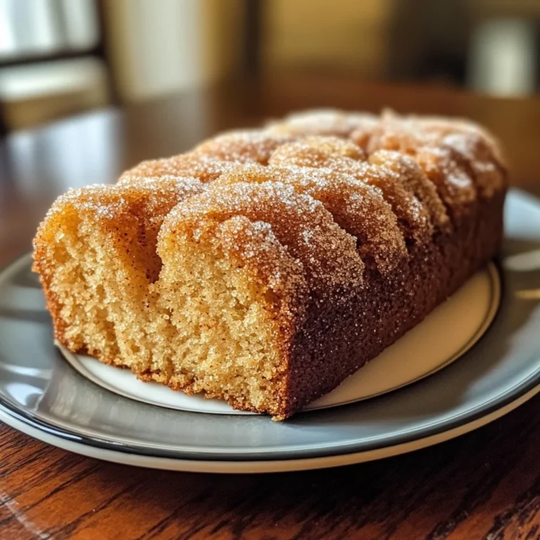 Spiced Apple Cider Donut Loaf