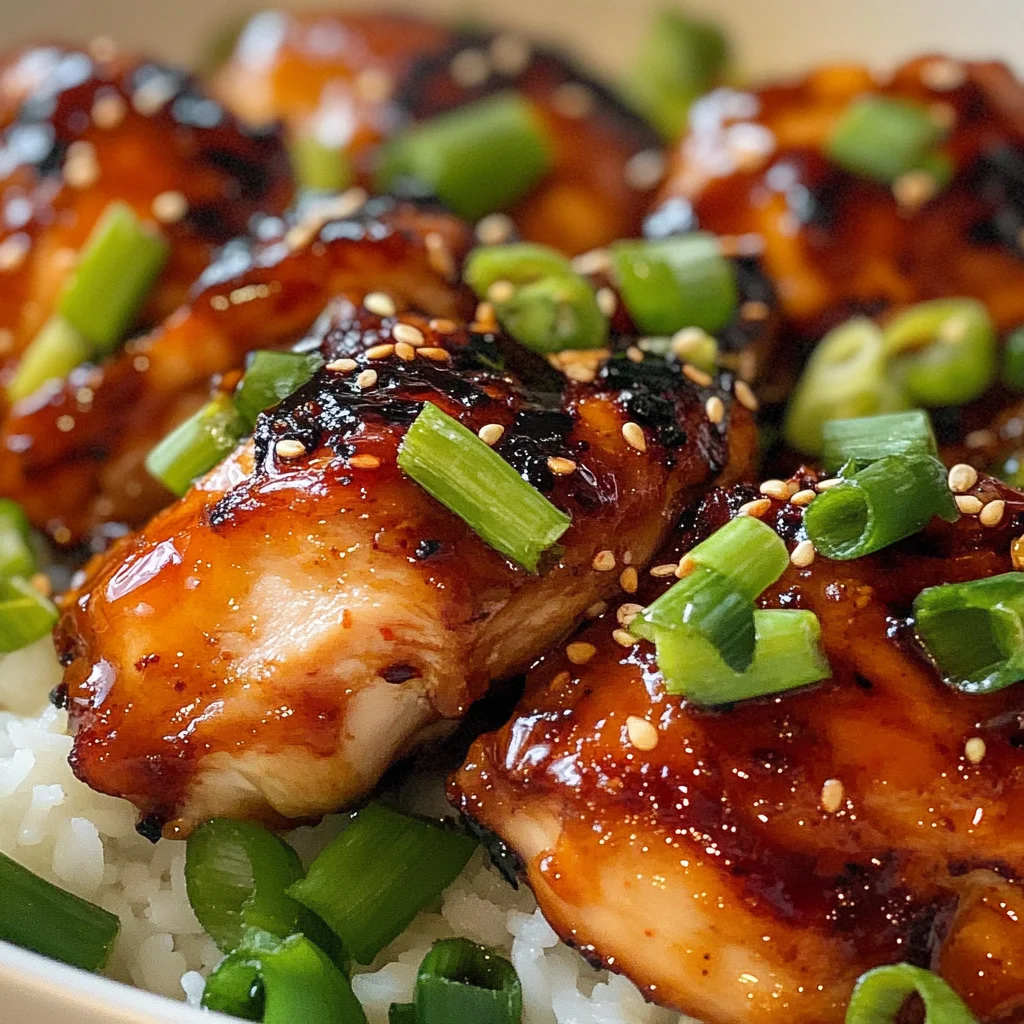 Sticky Honey Gochujang Chicken