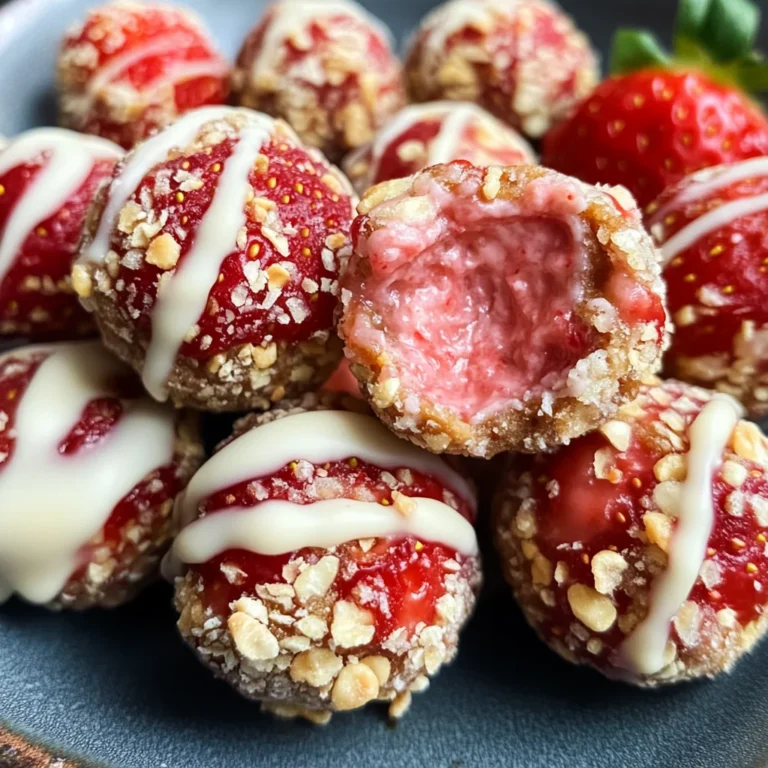 Strawberry Shortcake Energy Bites