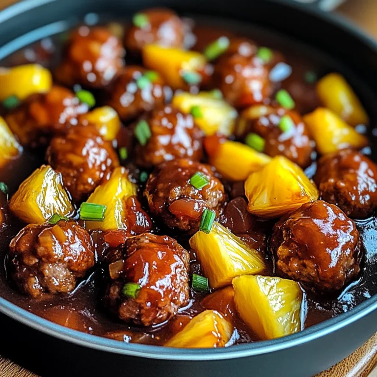 Sweet and sour meatballs