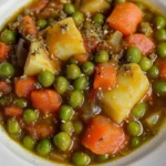 Traditional Greek Green Peas Stew