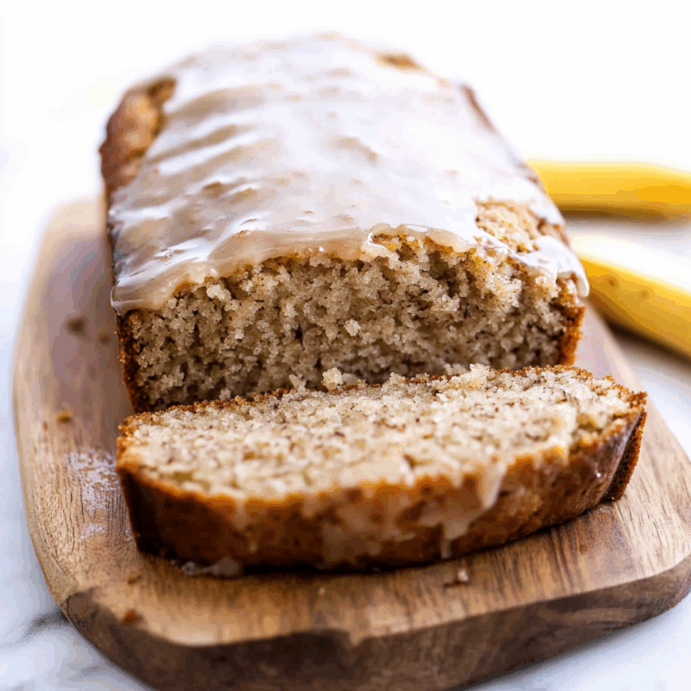 Maple Glazed Banana Bread