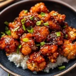 Air-Fried Korean Chili Cauliflower (Gochujang)