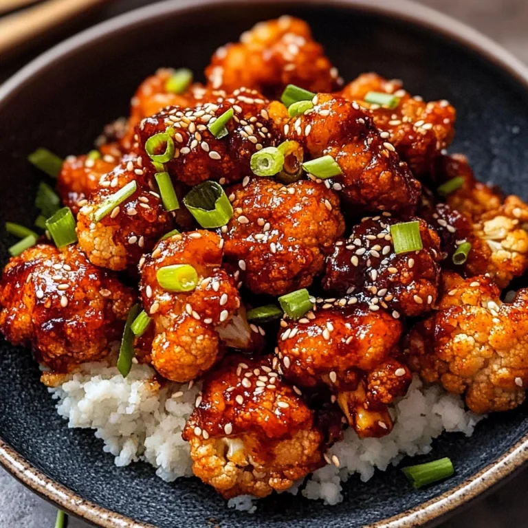 Air-Fried Korean Chili Cauliflower (Gochujang)