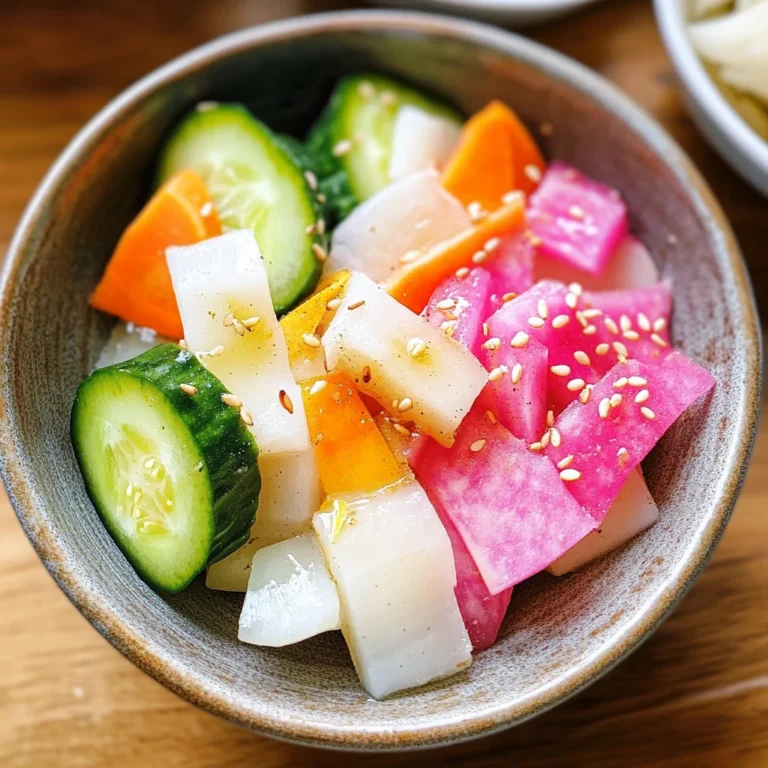 Asazuke (Japanese Lightly Pickled Vegetables)