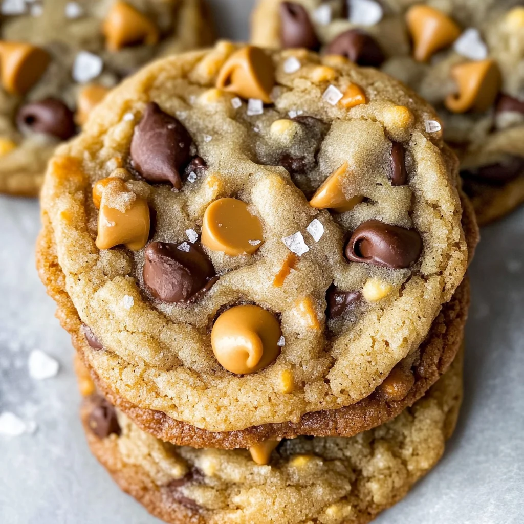 Best Ever Butterscotch Chocolate Chip Cookies (with Sea Salt)