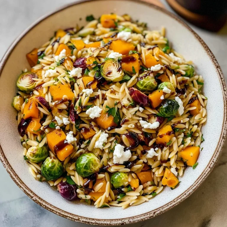 Best Fall Harvest Orzo Salad