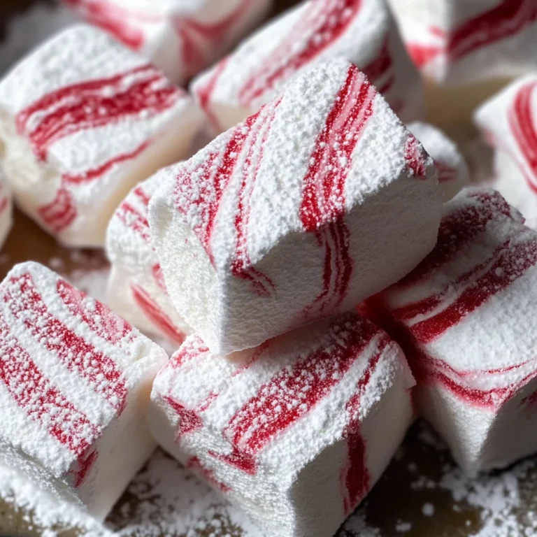 Candy Cane Marshmallows