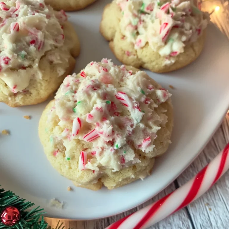 Candy Cane Whipped Shortbread Cookies | Easy and Delicious