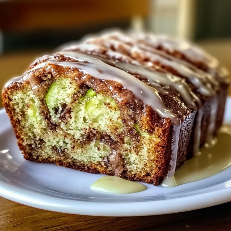 Cinnamon Roll Zucchini Bread