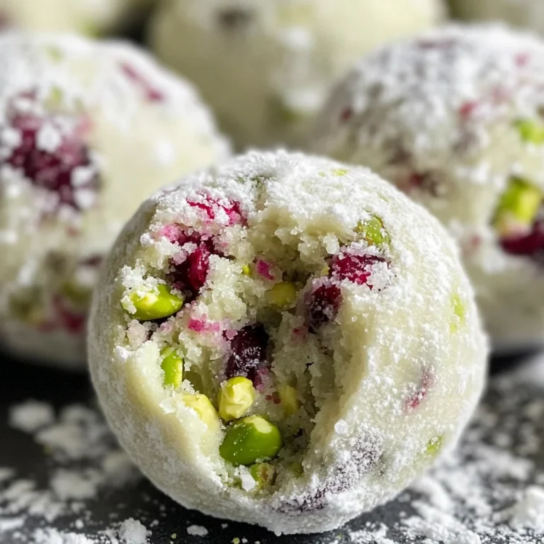 Cranberry Pistachio White Chocolate Truffles