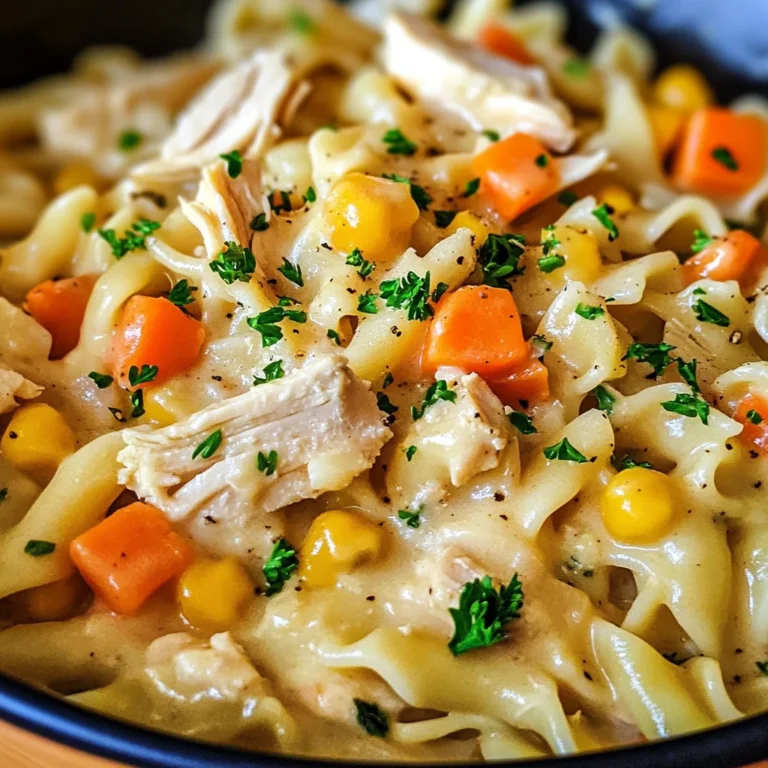 Creamy Chicken Pot Pie Pasta