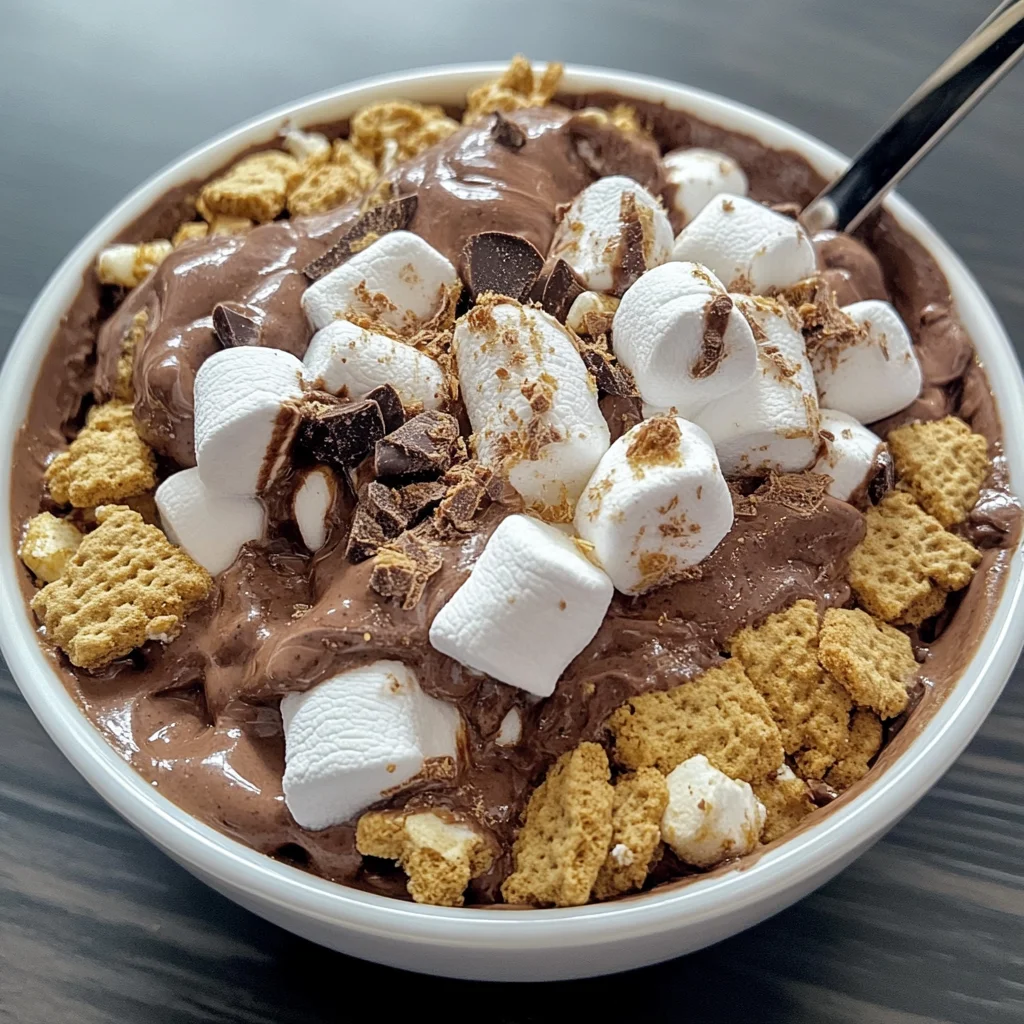 Double Chocolate Protein S’mores Bowl is the Best Protein-Packed Treat