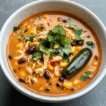 Easy Chicken, Poblano, and Black Bean Soup (Small Batch)