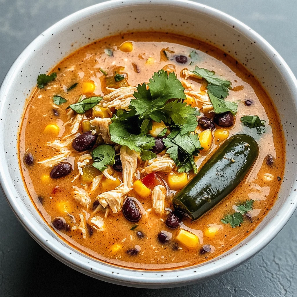 Easy Chicken, Poblano, and Black Bean Soup (Small Batch)