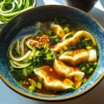 Gyoza Soup (Japanese Dumpling Soup)