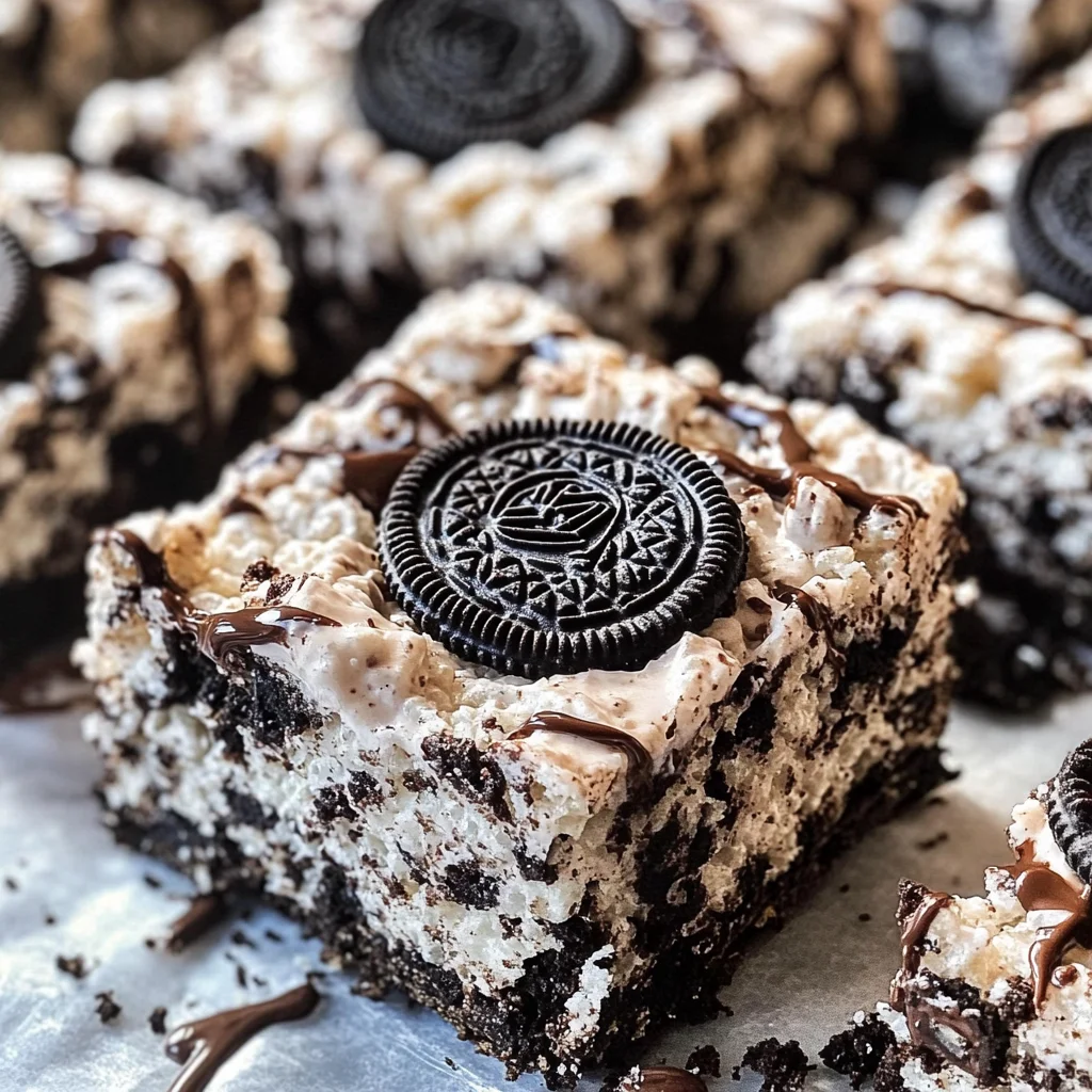 Oreo Rice Krispies Treats