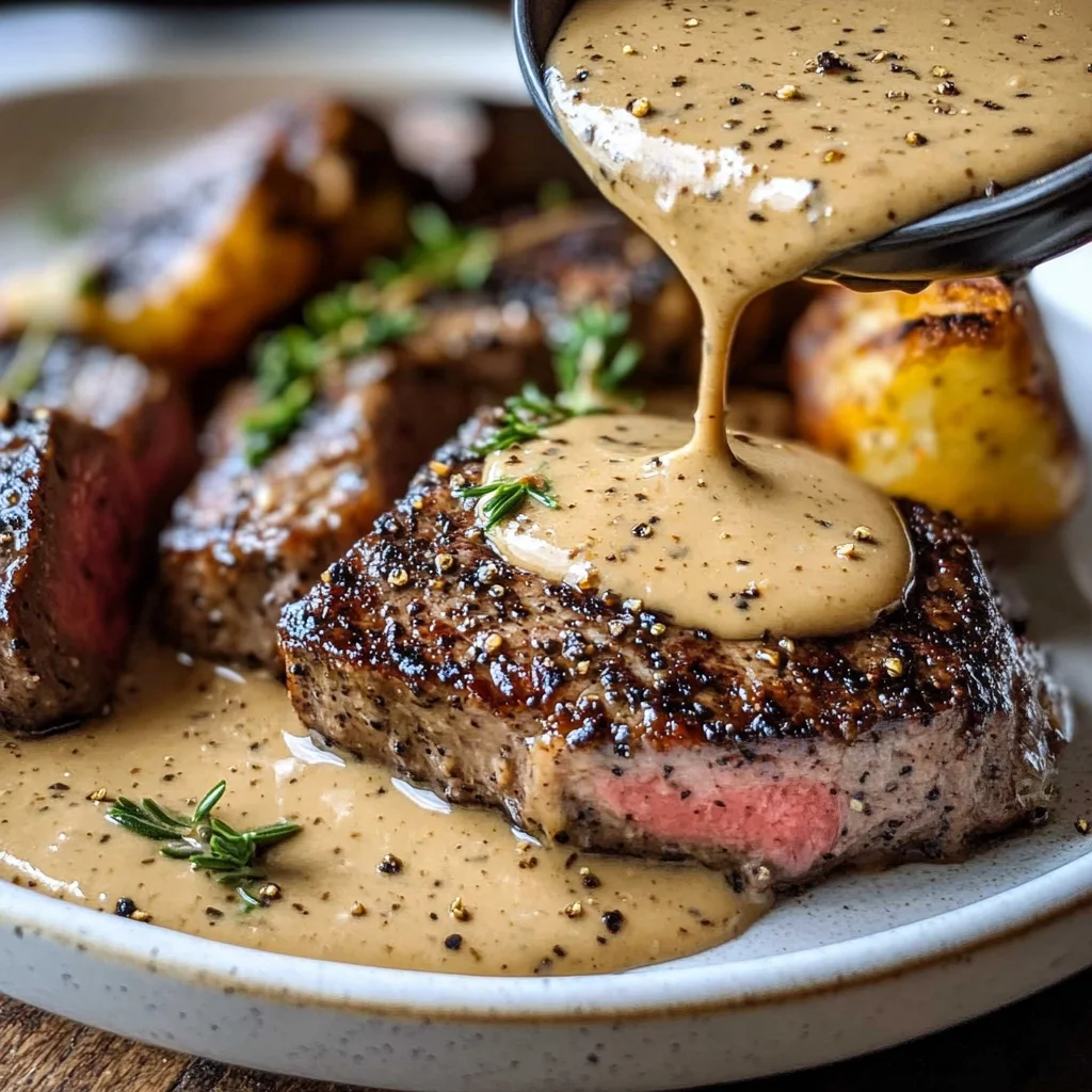 Peppercorn Sauce – Creamy, Savory & Perfect for Steak