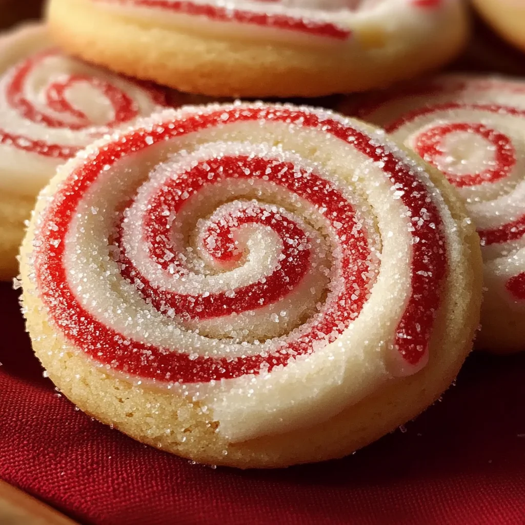 Peppermint Swirl Cookies