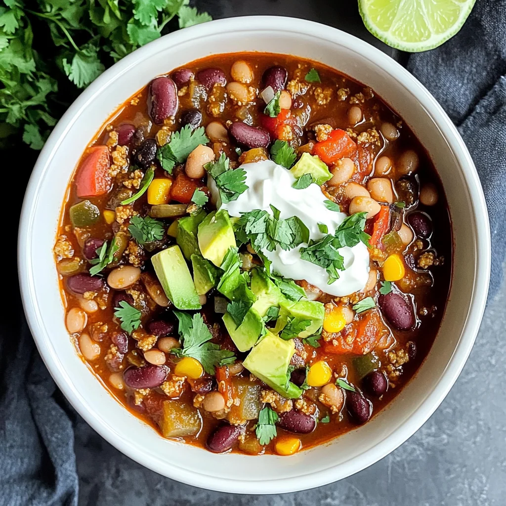 Simple Crockpot Vegetarian Chili Recipe