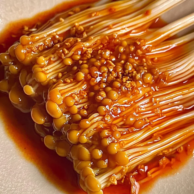 Spicy Enoki Mushrooms