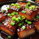 Sweet and Sticky Asian-Style beef Belly Recipe