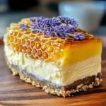 Ultimate Lemon Lavender Cheesecake with Honeycomb Magic