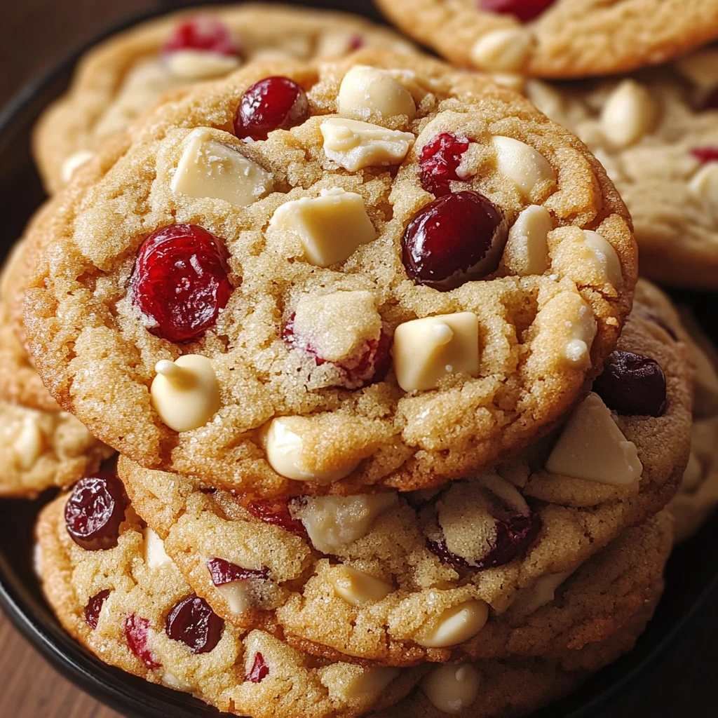 White Chocolate Cranberry Cookies