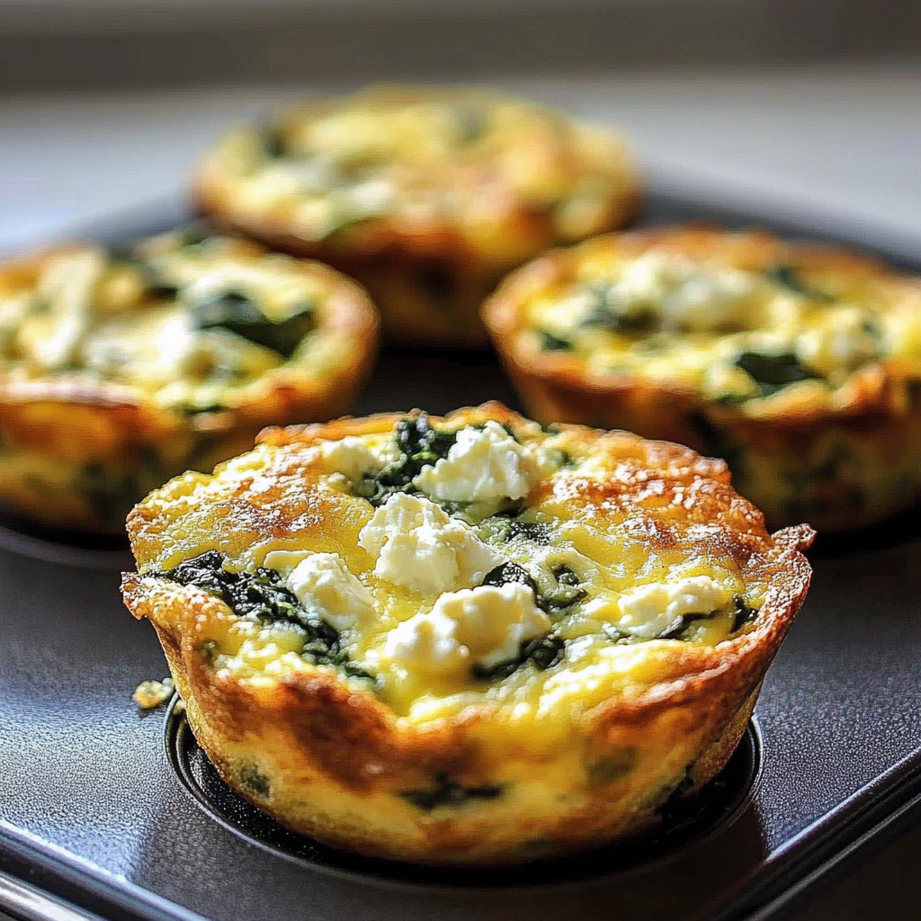 Amazing Spinach Feta Egg Muffins: Portable Powerhouse