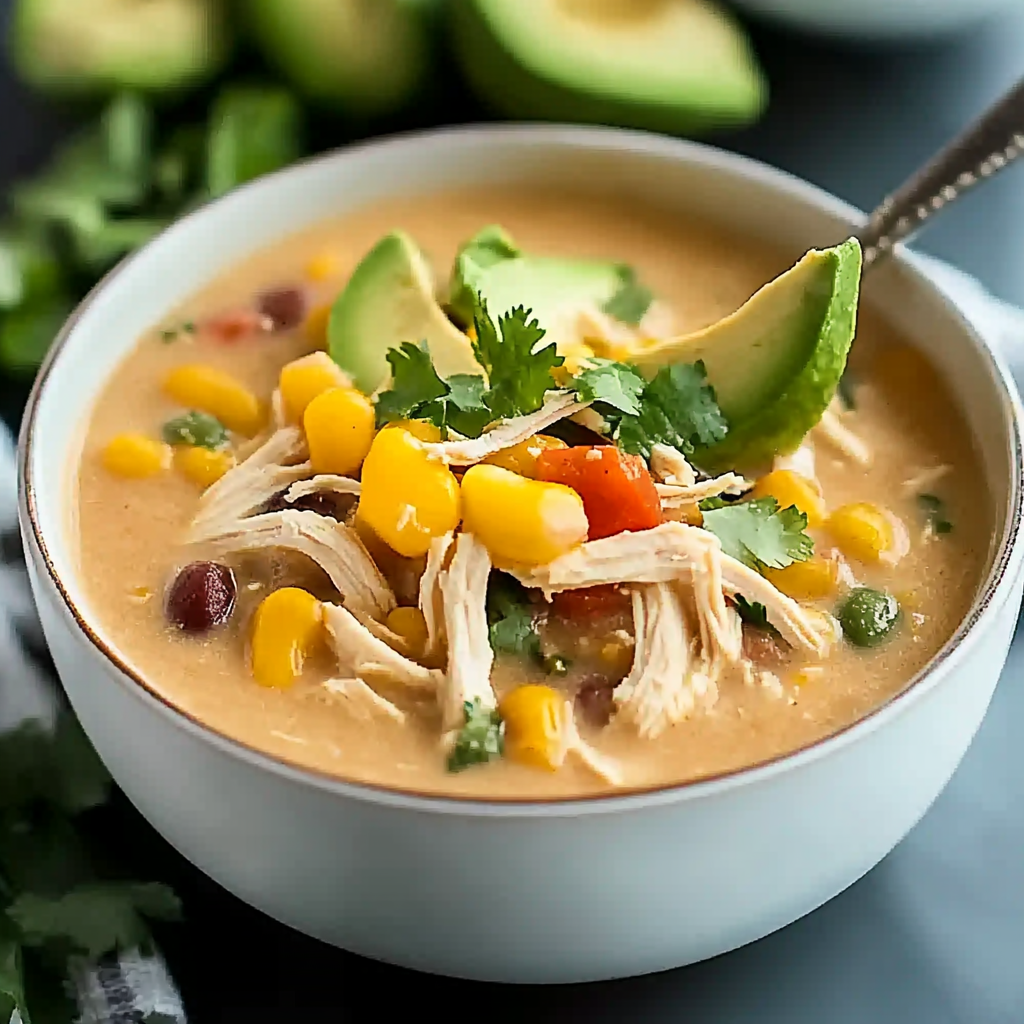 Crockpot White Chicken Chili – Easy, Creamy & Hearty