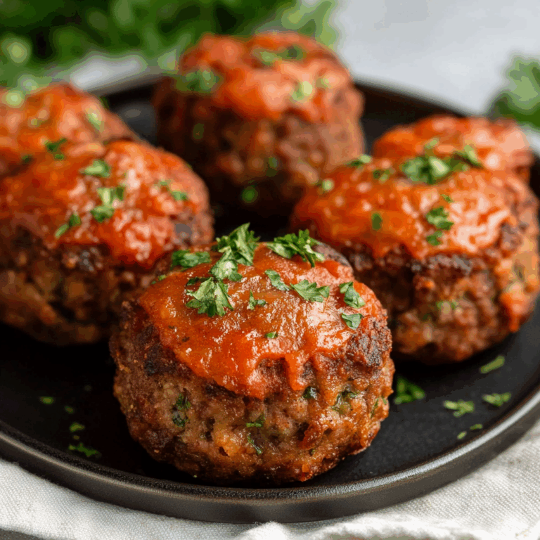 Meatloaf in a Muffin Pan