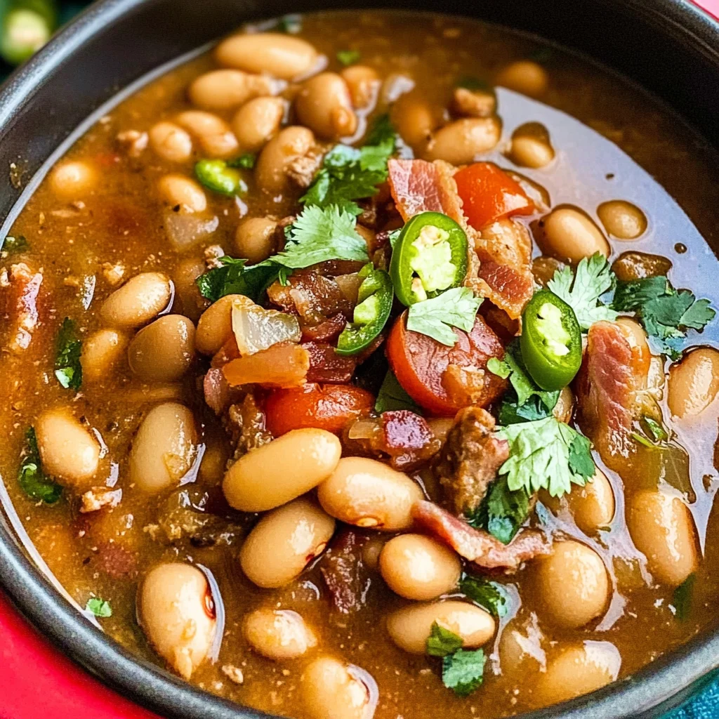 Authentic Borracho Beans