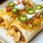 Baked Chicken Chimichanga