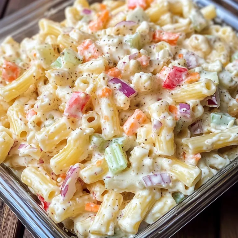 Cheddar Sour Cream Macaroni Salad Recipe
