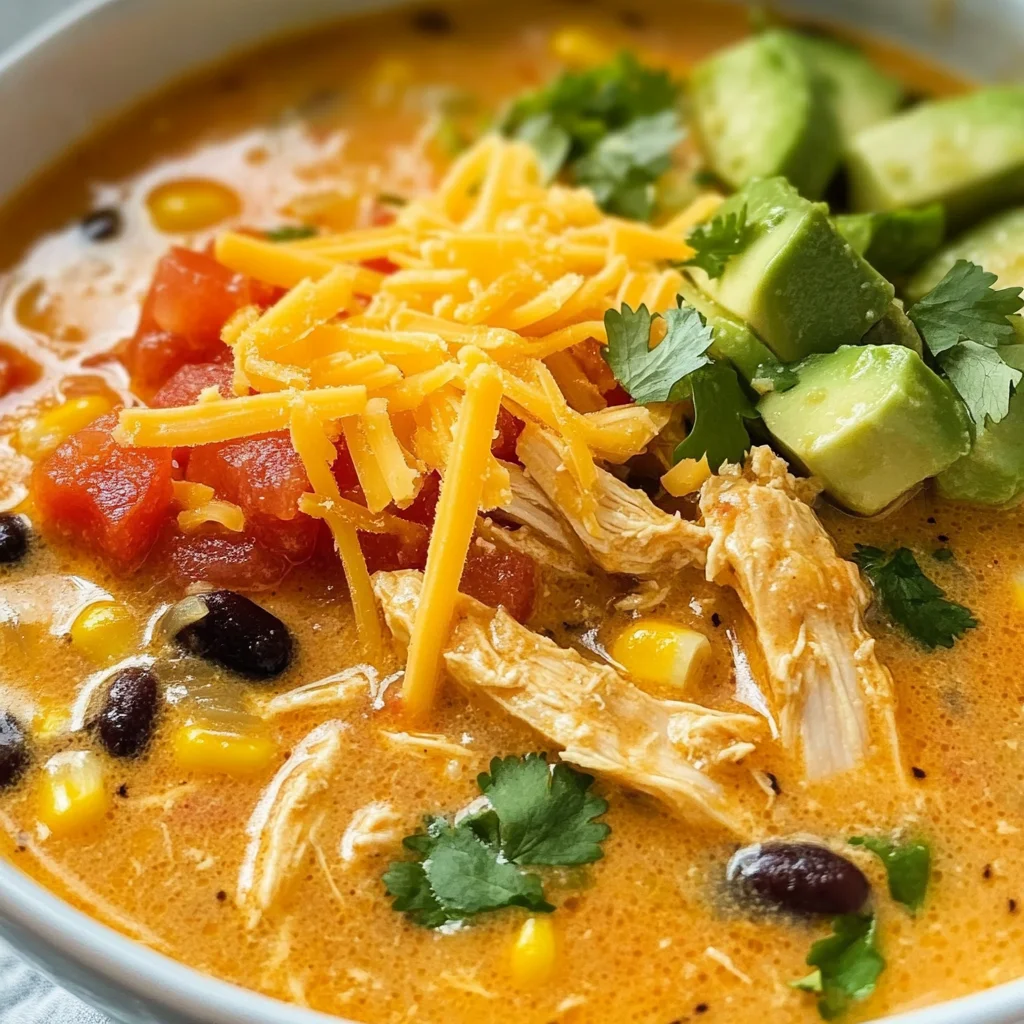 Creamy Chicken Tortilla Soup