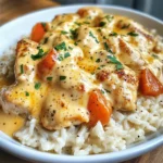 Creamy Smothered Chicken and Rice