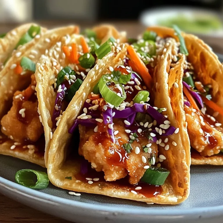 Crispy Chicken Wonton Tacos