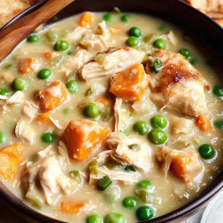 Crustless Chicken Pot Pie