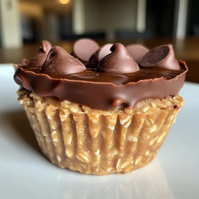 Easy Peanut Butter Protein Oatmeal Cups