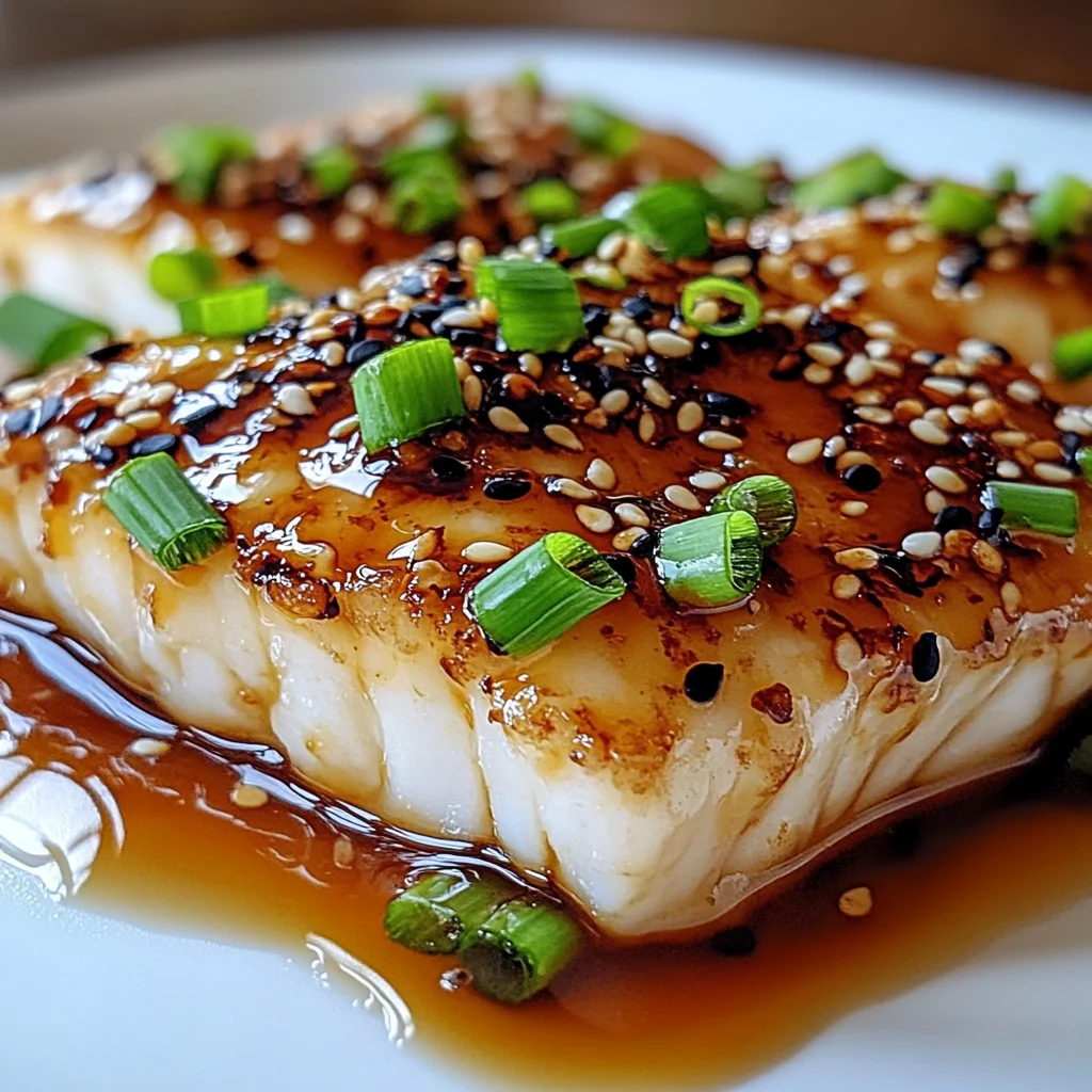 Ginger Soy Glazed Cod