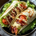 Gourmet BLT Wraps with Secret Sauce
