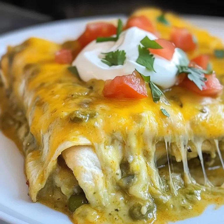 Green Chili Chicken Enchiladas Recipe