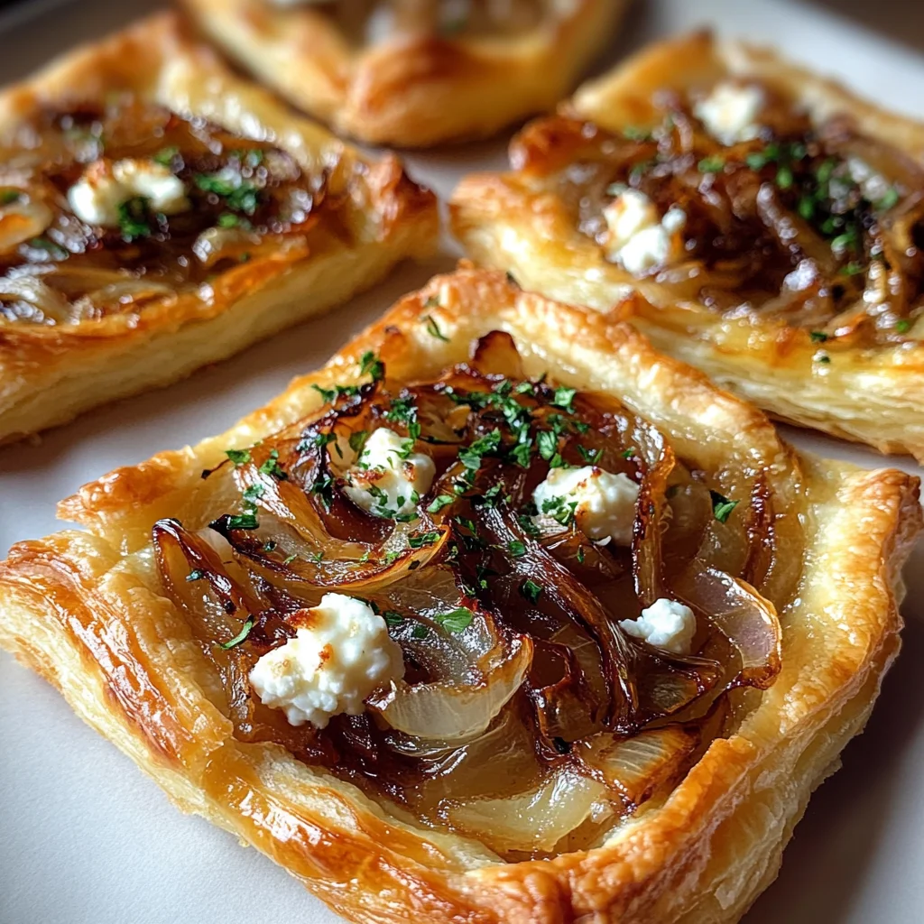 Irresistible Caramelized Onion and Goat Cheese Tarts in 3 Easy Steps
