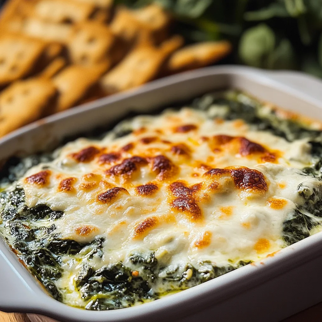 Irresistible Hot Spinach Dip Recipe