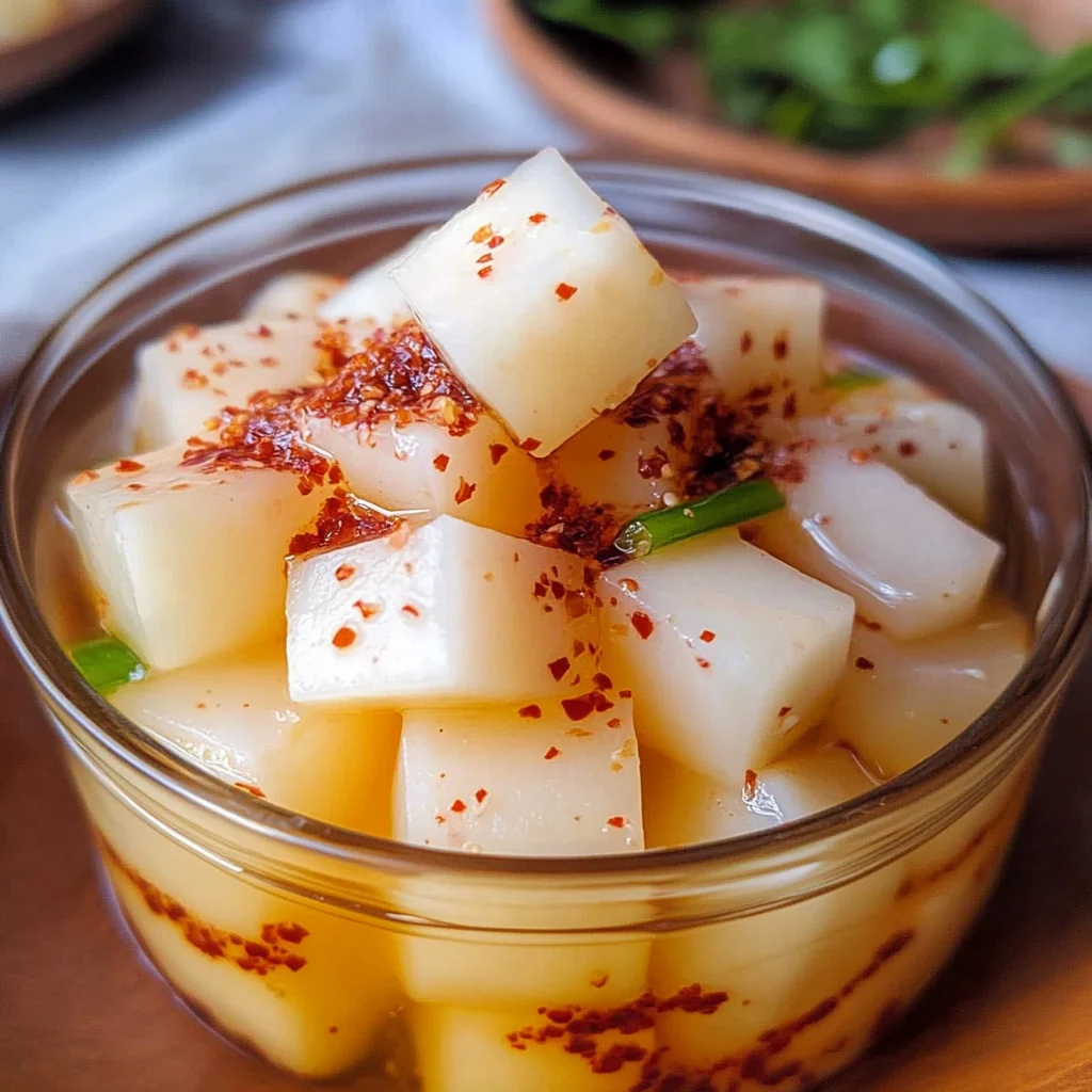 Korean Pickled Radish (Pickled Daikon Radish)