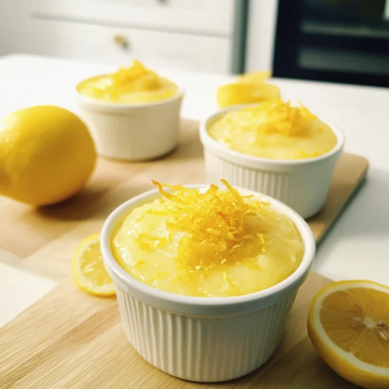 Mary Berry Lemon Pots