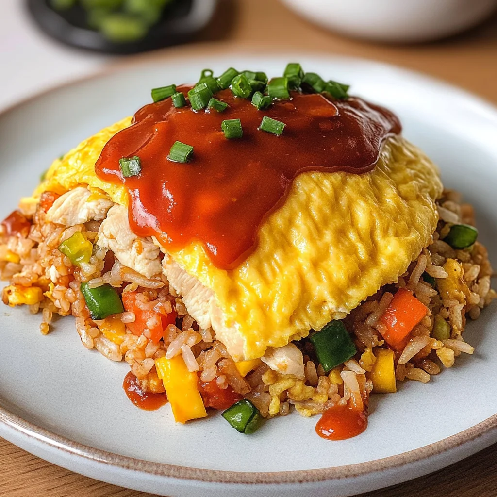 Omurice (Japanese Rice Omelet)